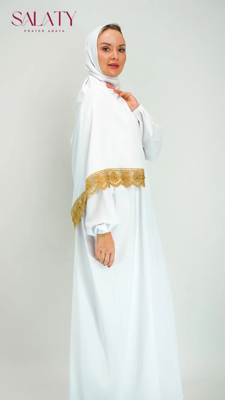 Abaya Blanche