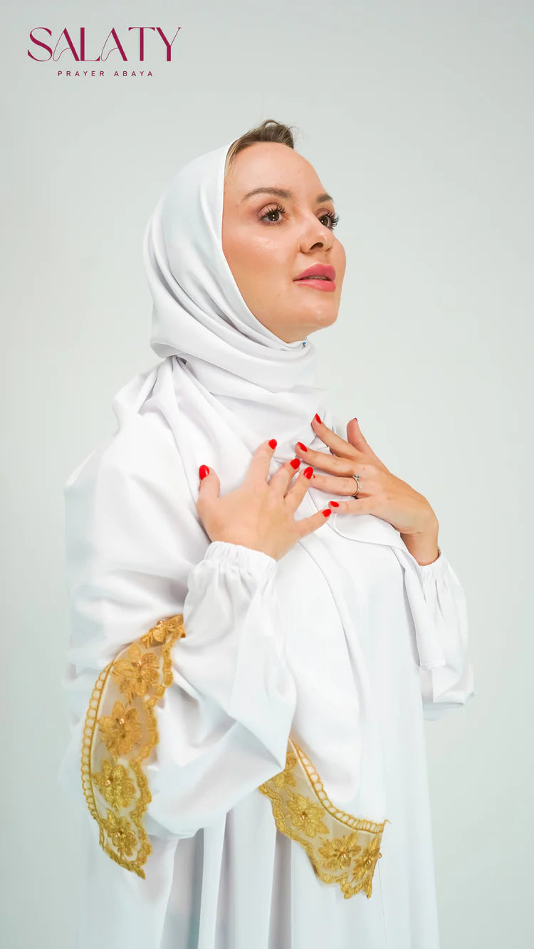 Abaya Blanche