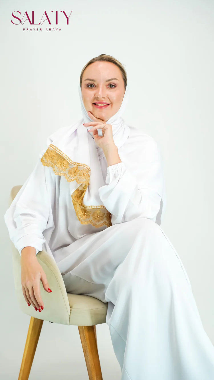 Abaya Blanche