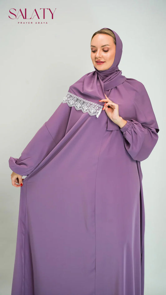 Abaya Purple